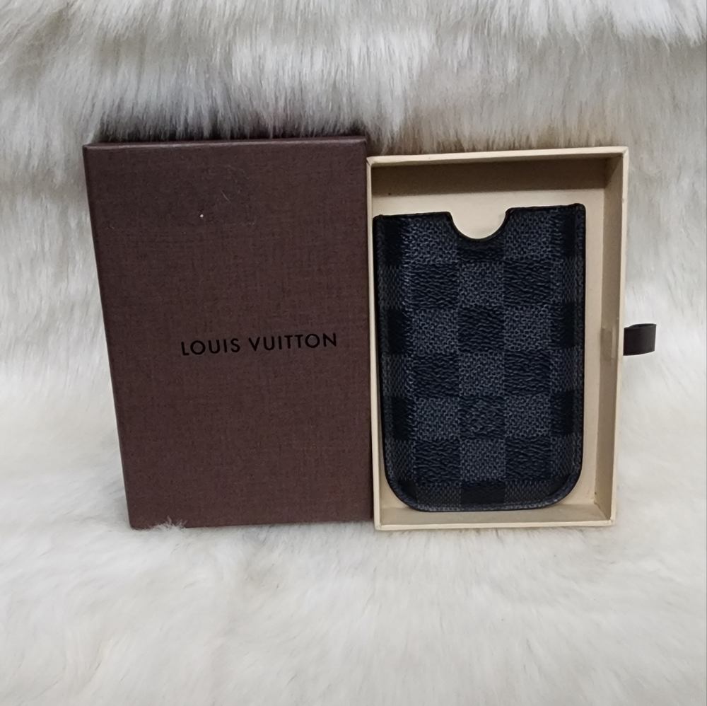 Authentic LV Graphite Phone/ Card Case